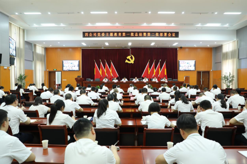 公司黨委召開學(xué)習(xí)貫徹習(xí)近平新時代中國特色社會主義思想主題教育第一批總結(jié)暨第二批動員部署會議