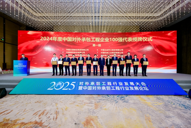 中國化學(xué)榮獲對外承包工程多項殊榮