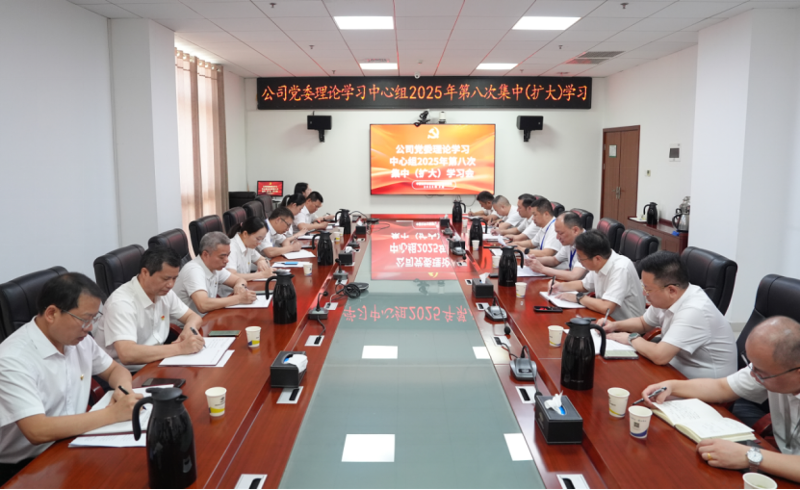 中國化學(xué)四化建黨委舉行理論學(xué)習(xí)中心組2025年第八次集中（擴(kuò)大）學(xué)習(xí)