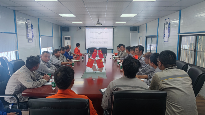 中國化學四化建扎實開展“雷霆行動”安全生產警示教育  筑牢項目安全根基