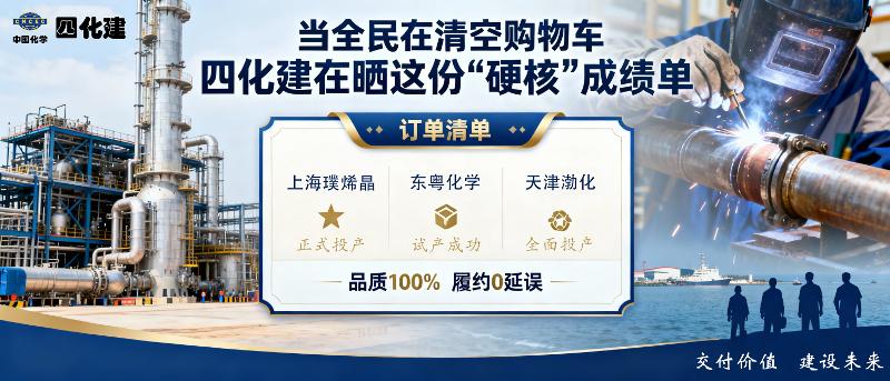 雙十一 | 當全民在清空購物車，四化建在曬這份“硬核”成績單！